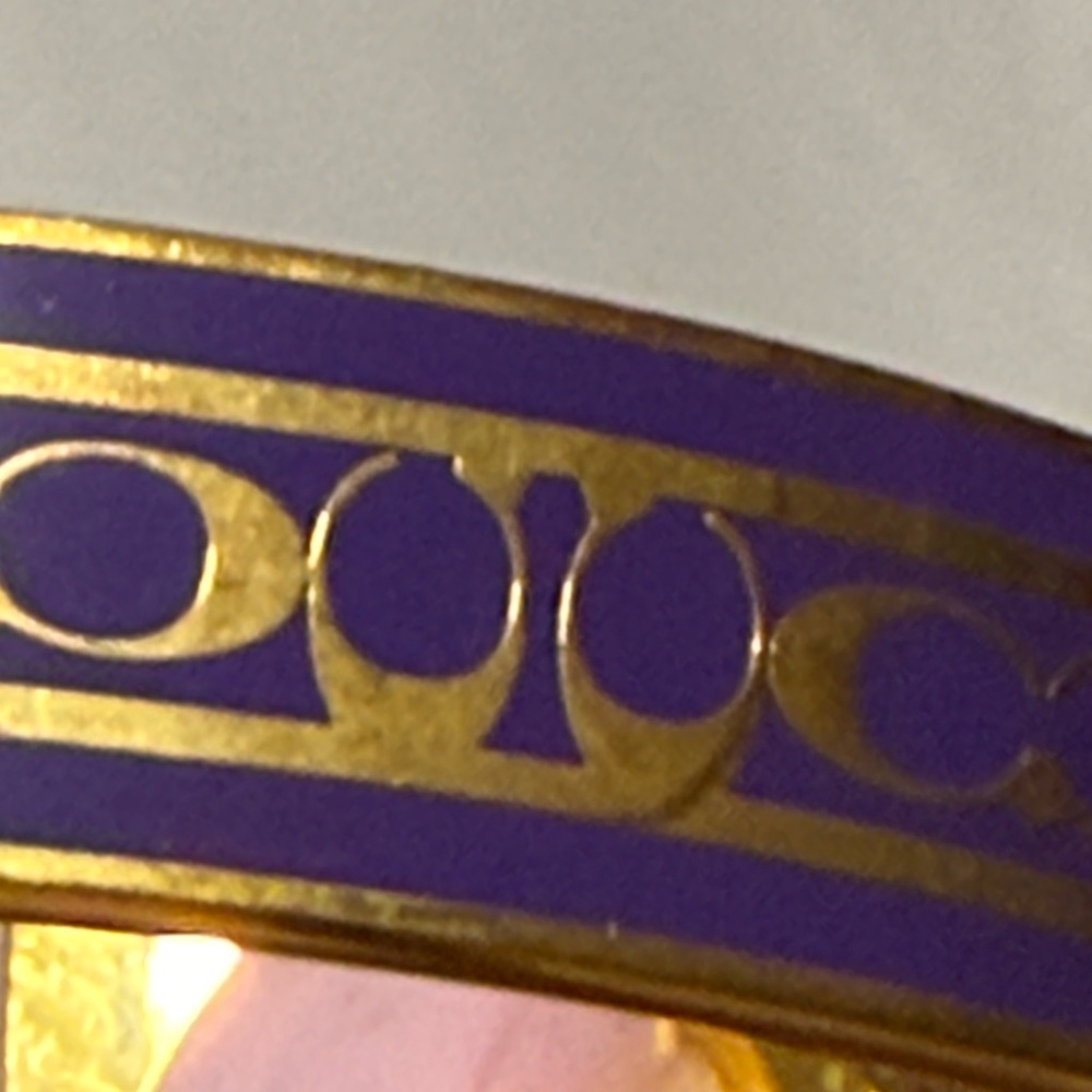 Coach Gold and Purple Women's Bracelet - Picture 5 of 5